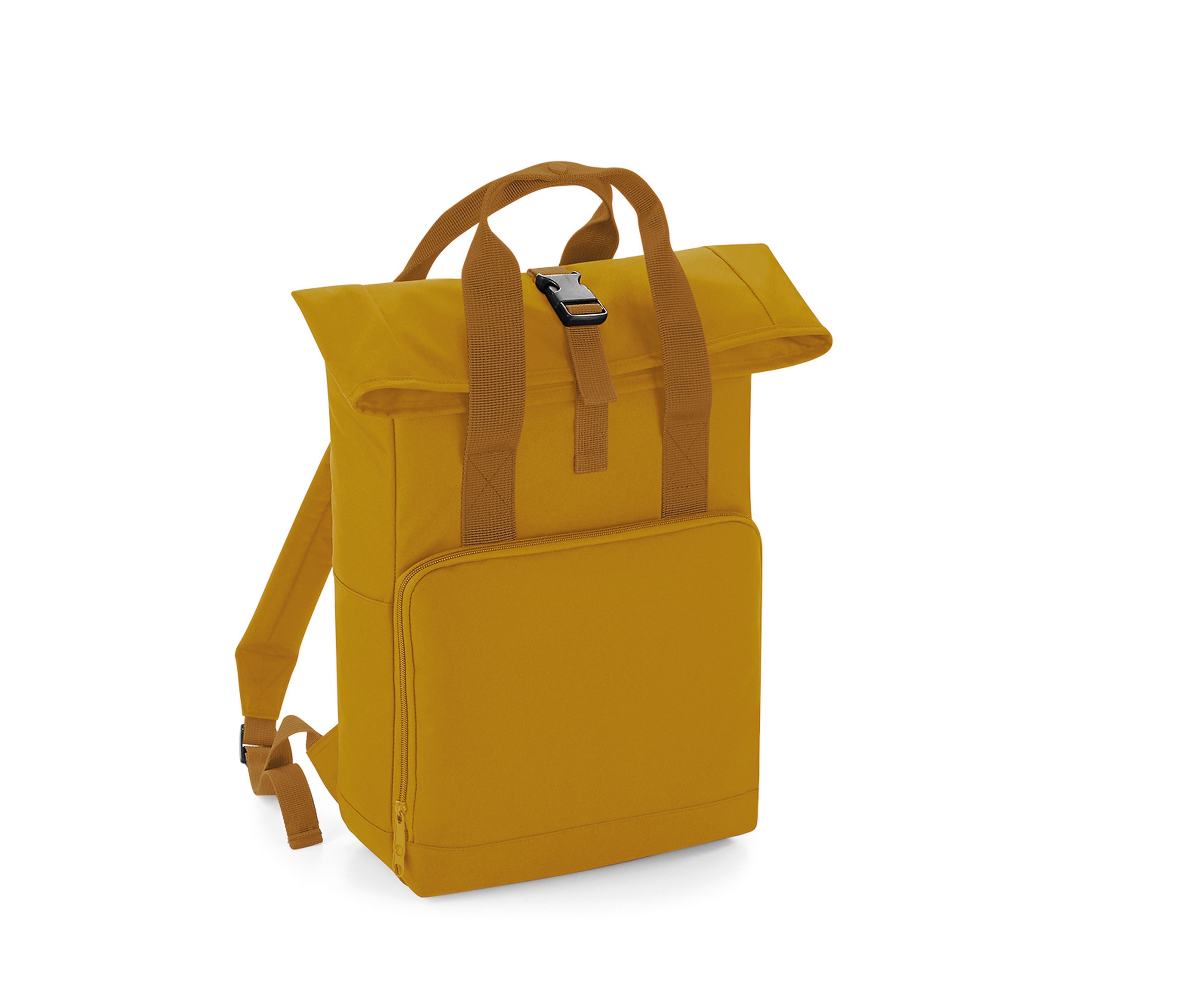 Sac à Dos Avec Fermeture à Enroulement - Mustard