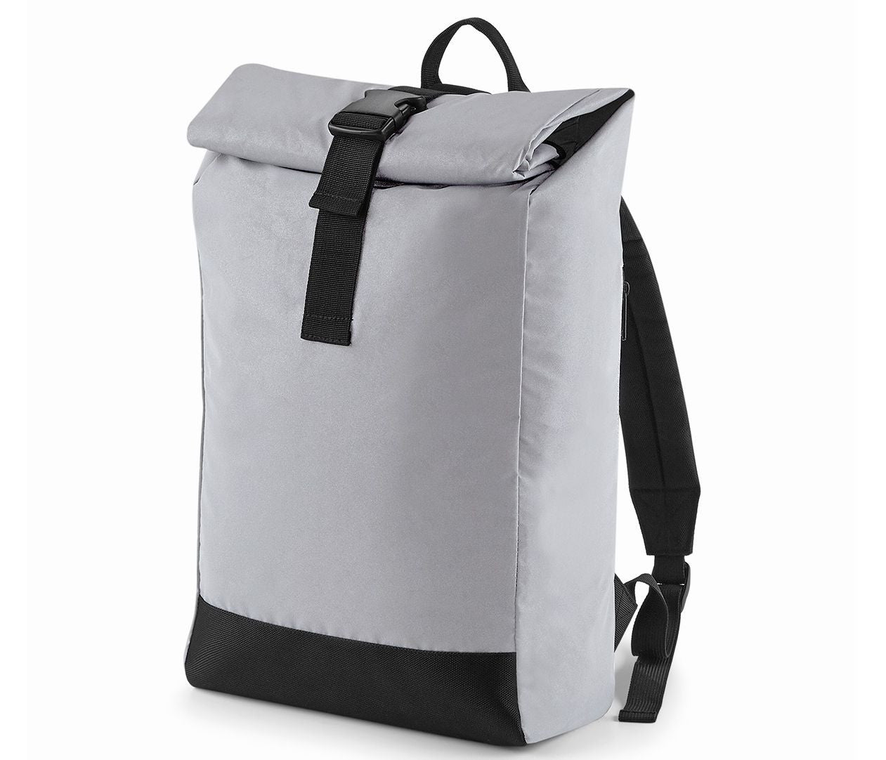 Sac à Dos Réfléchissant Avec Fermeture Enroulable - Silver Reflective