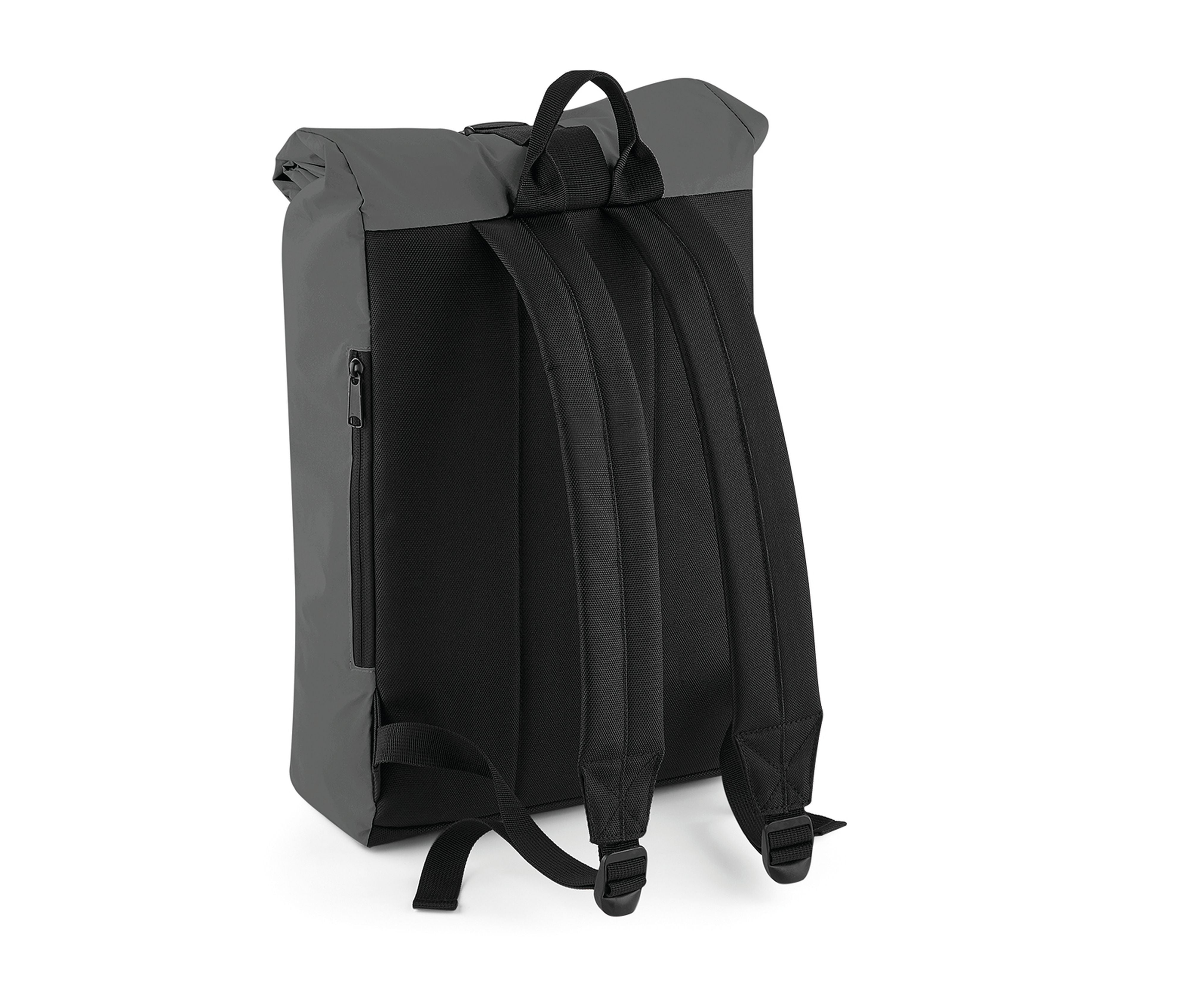 Sac à Dos Réfléchissant Avec Fermeture Enroulable - Black Reflective