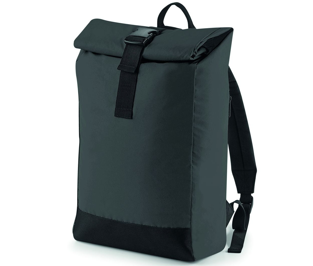 Sac à Dos Réfléchissant Avec Fermeture Enroulable - Black Reflective
