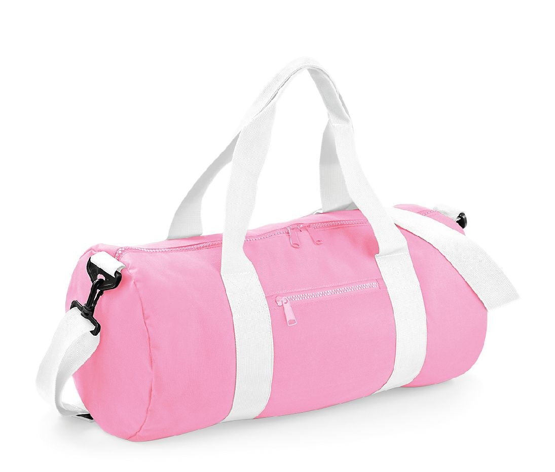 Sac de Voyage Contrasté - Classic Pink/white