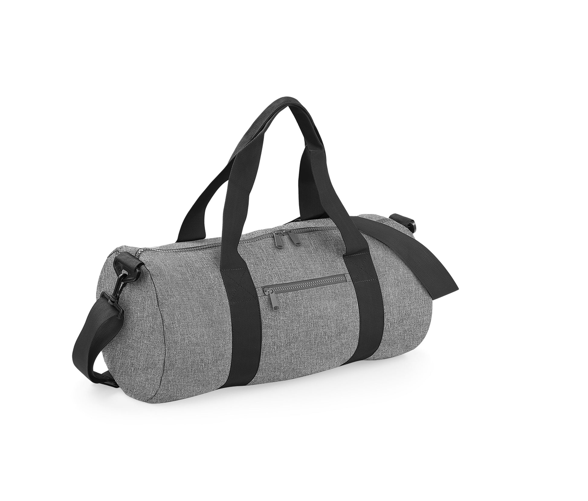 Sac de Voyage Contrasté - Grey Marl/black