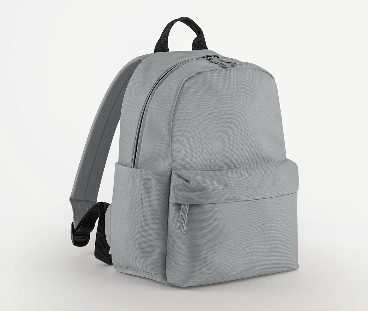 Petit Sac à Dos en Polyester Recyclé - Pure Grey