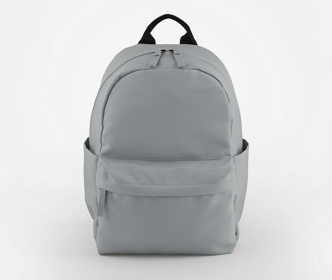 Petit Sac à Dos en Polyester Recyclé - Pure Grey