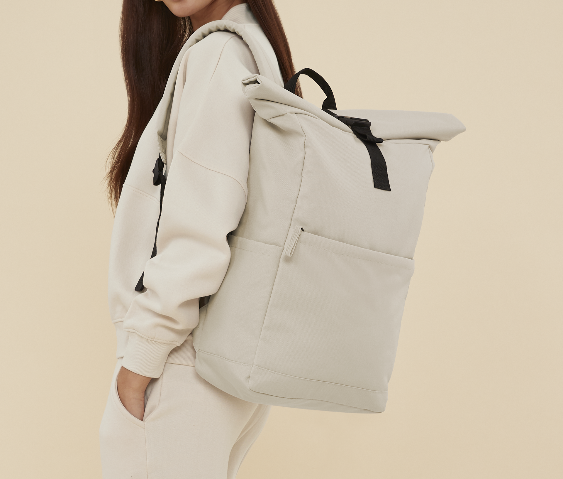 Sac à dos fermeture à enroulement