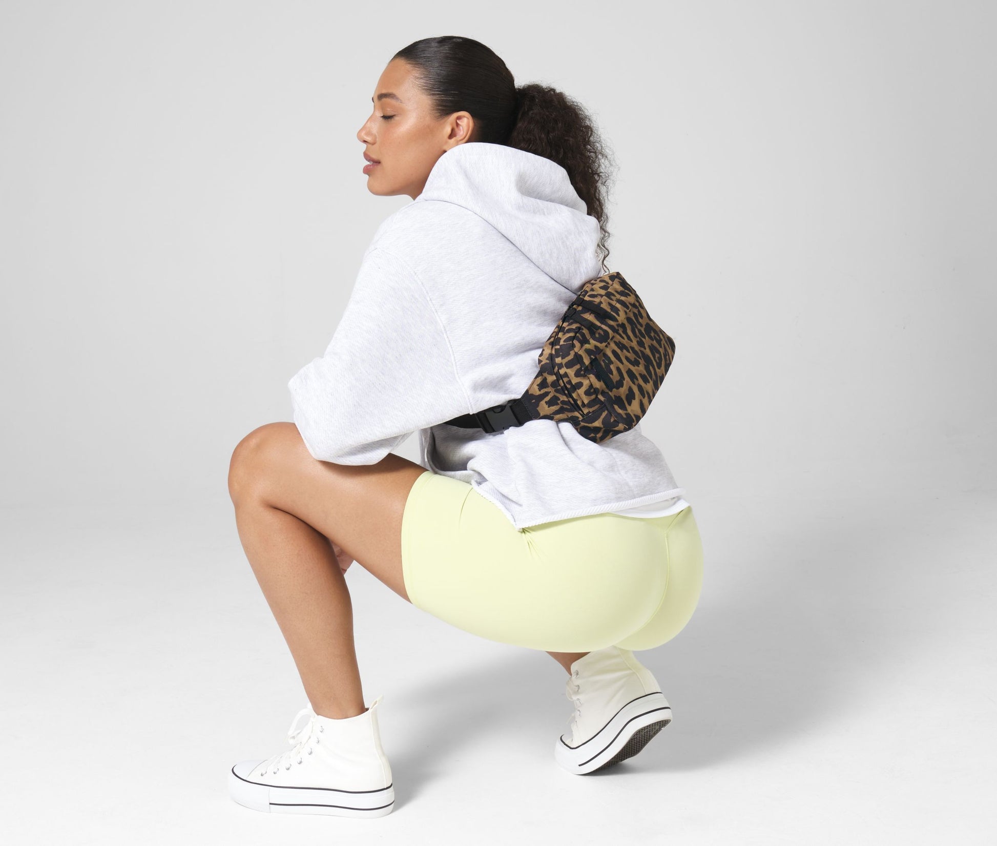 Sac banane motif léopard