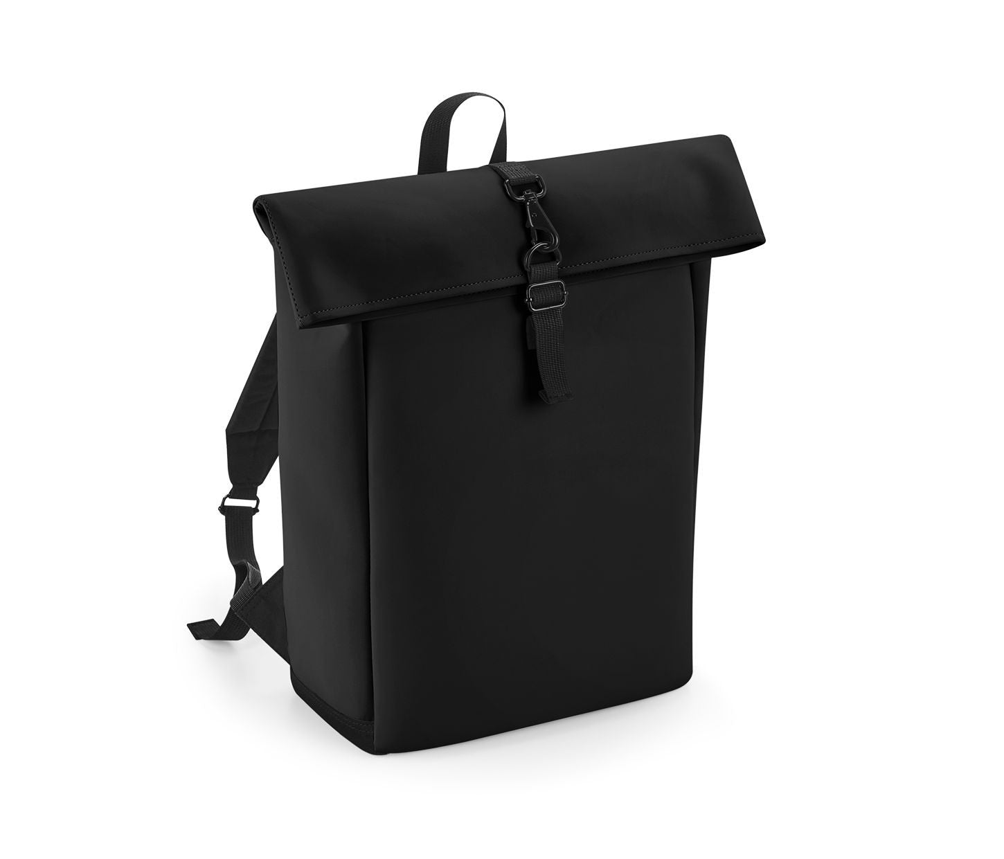 Sac à Dos Avec Rabat Enroulable - Black