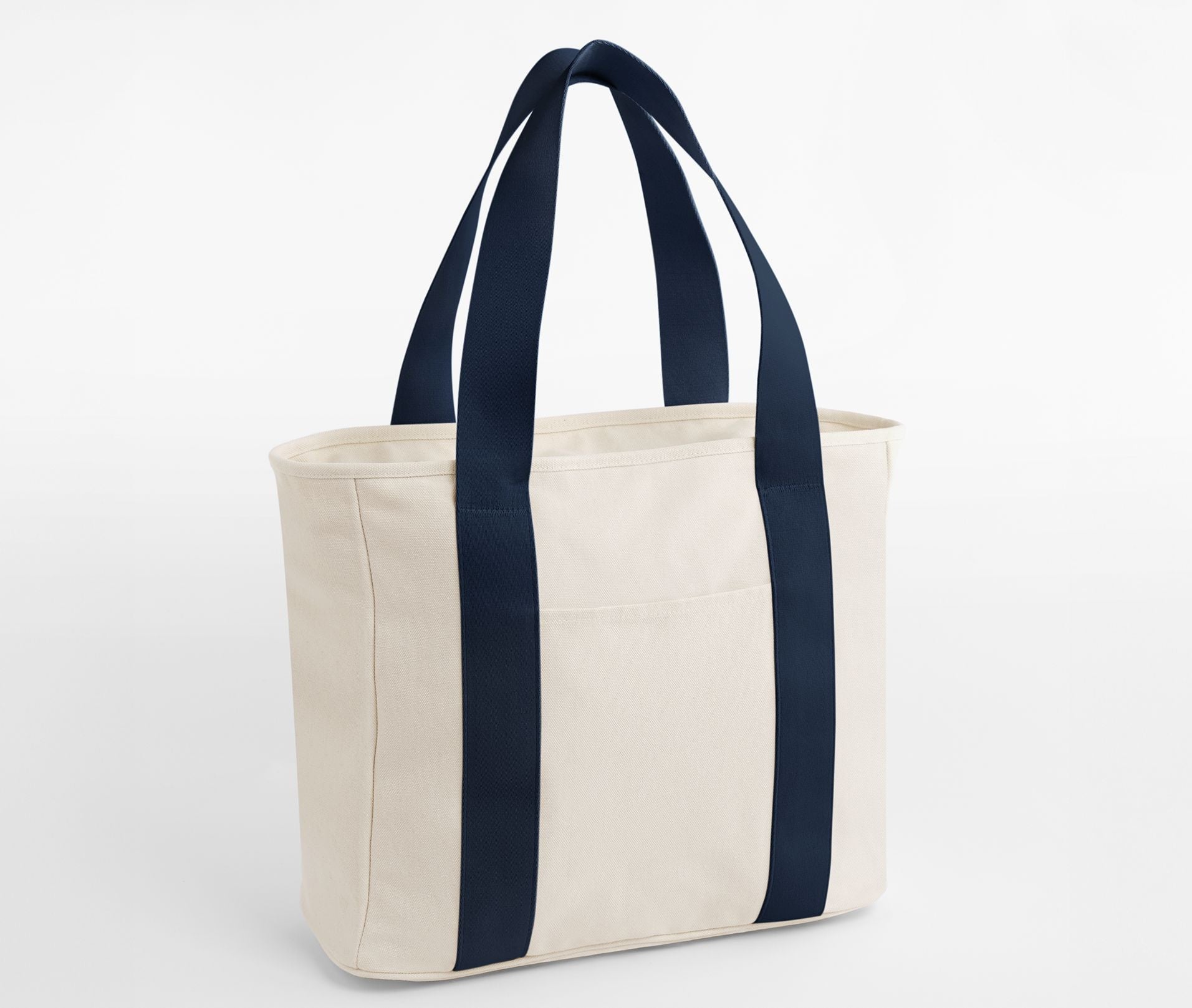 Grand Sac Fourre-Tout - Natural/navy