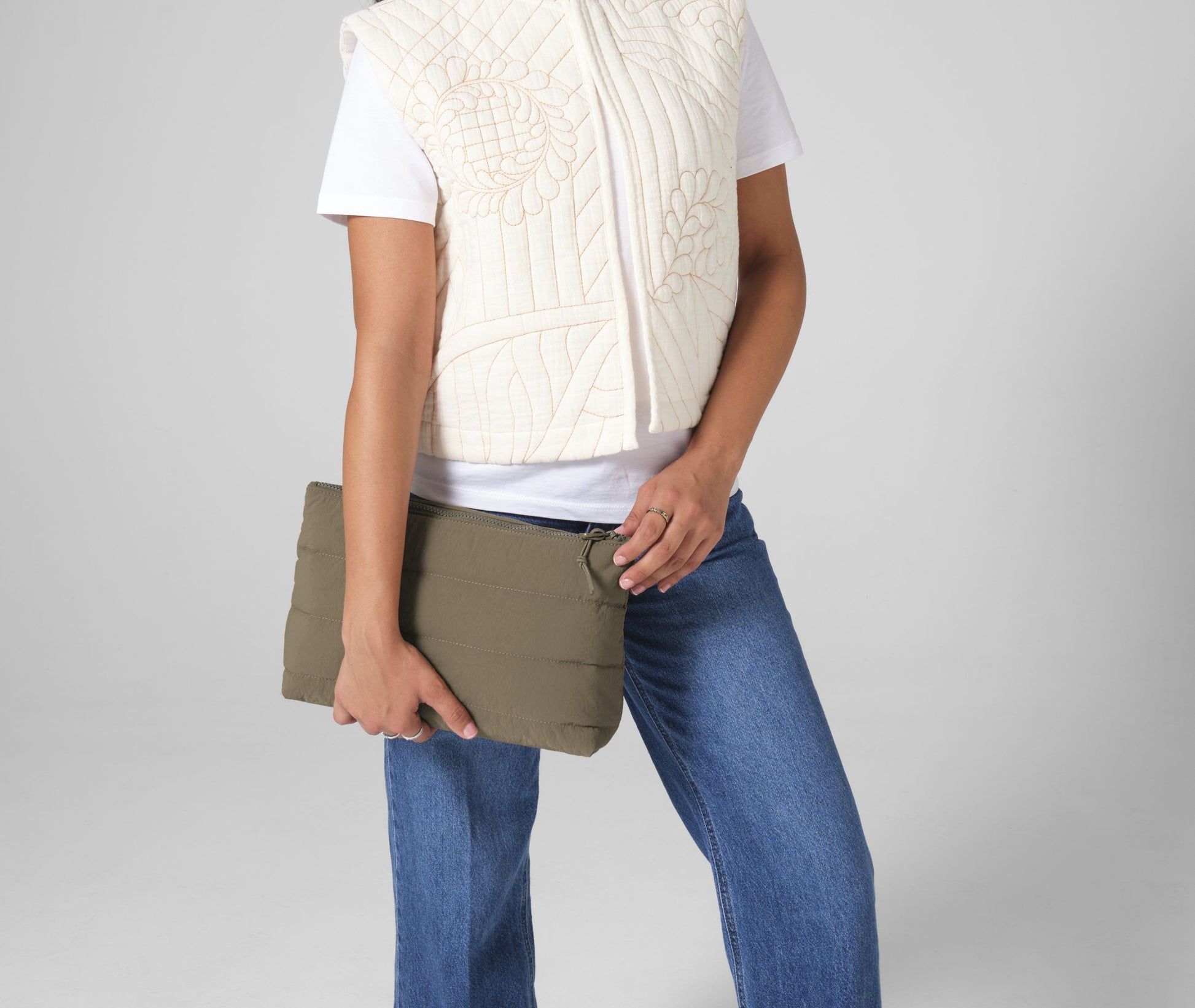 Pochette matelassée