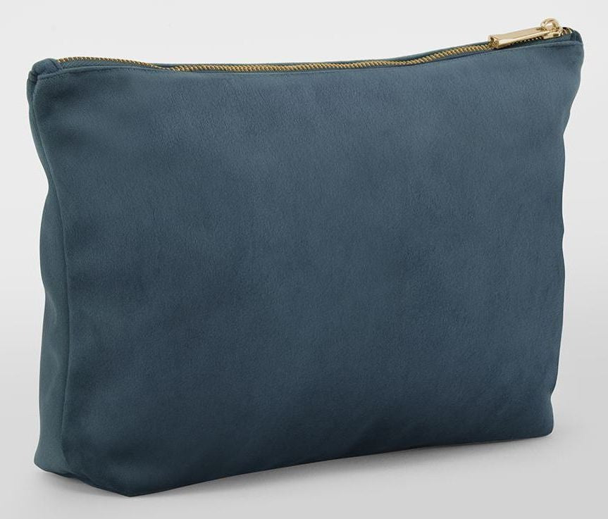Pochette en Velours - Blue Topaz