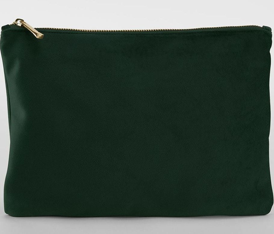 Pochette en Velours - Dark Emerald