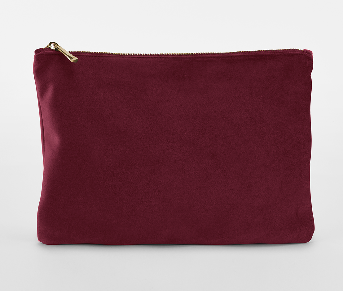 Pochette en Velours - Ruby Red