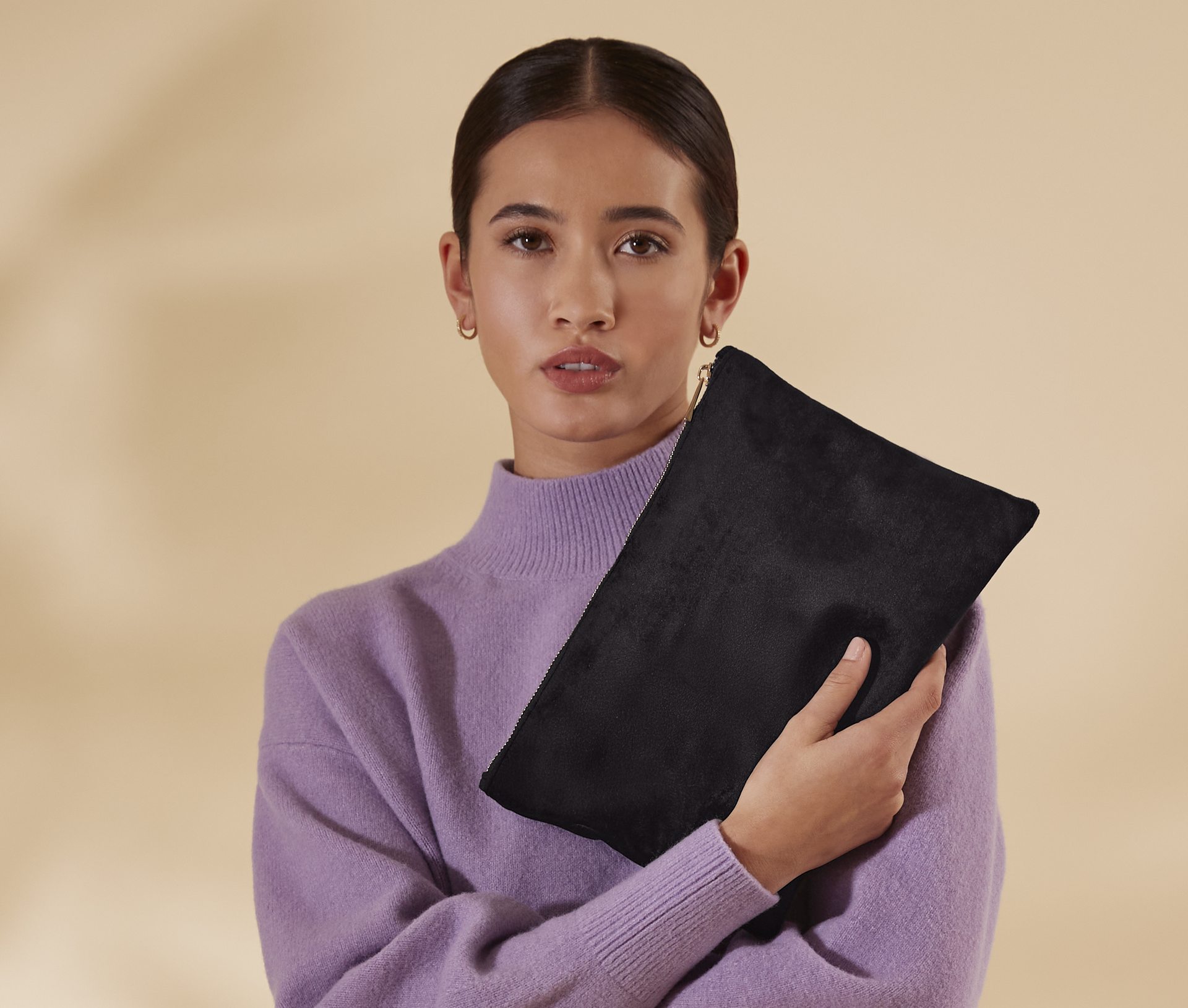 Pochette en velours