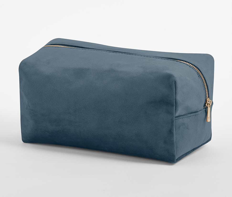 Pochette en Velours - Blue Topaz