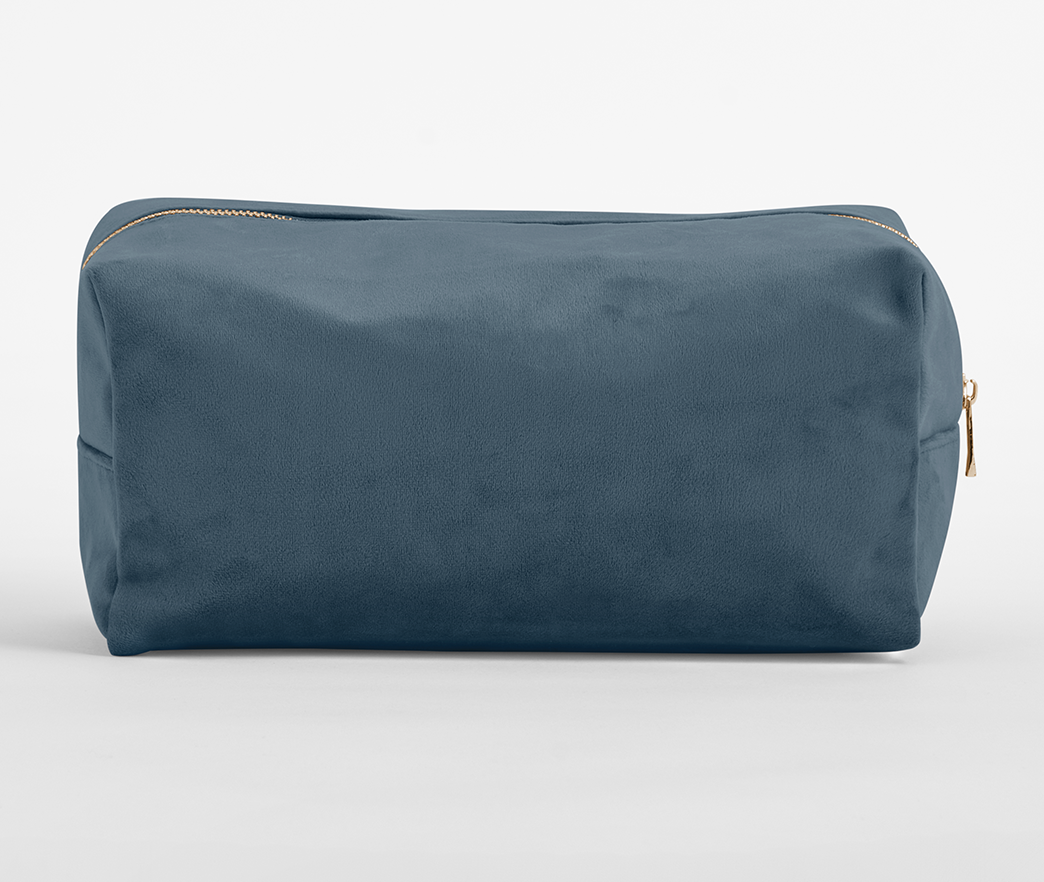 Pochette en Velours - Blue Topaz