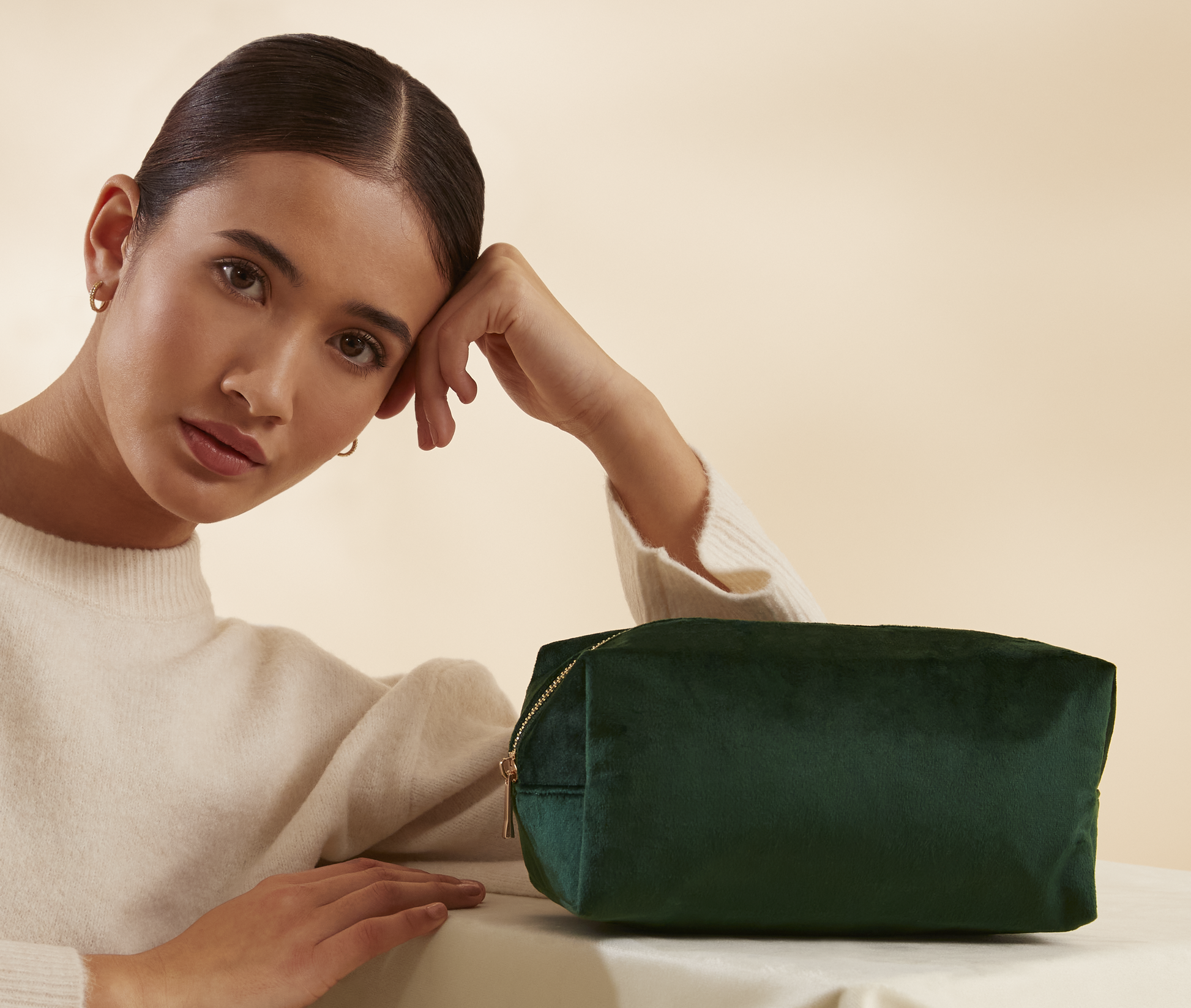 Pochette en velours