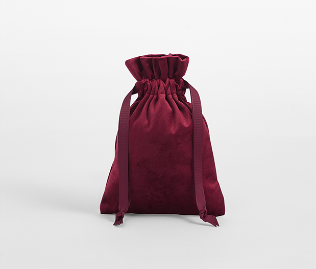 Pochette en Velours Pour Cadeaux - Ruby Red