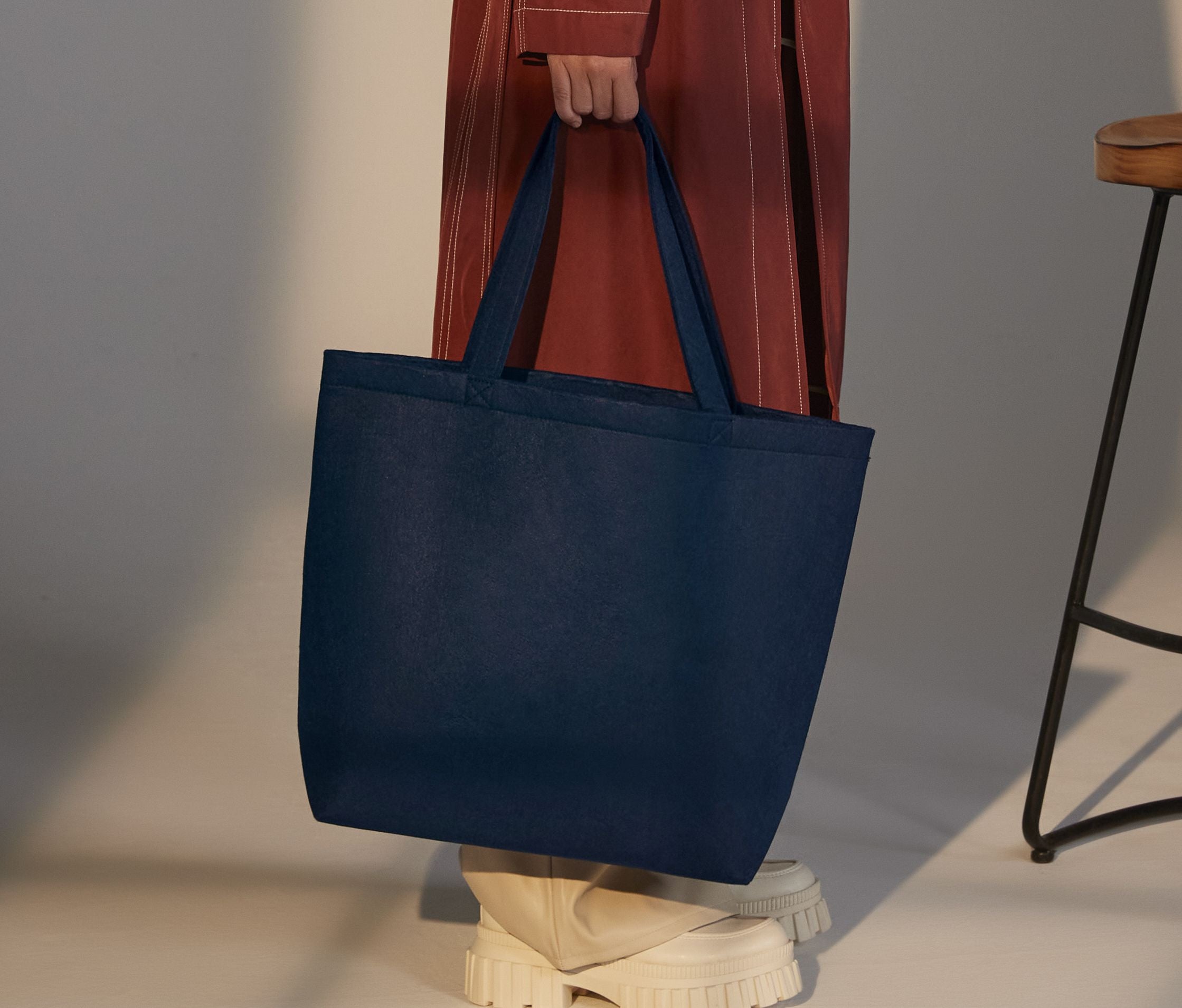 Sac de courses en feutrine