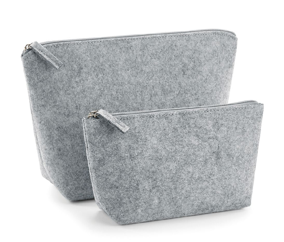 Trousse à Accessoires en Feutrine - Grey Melange