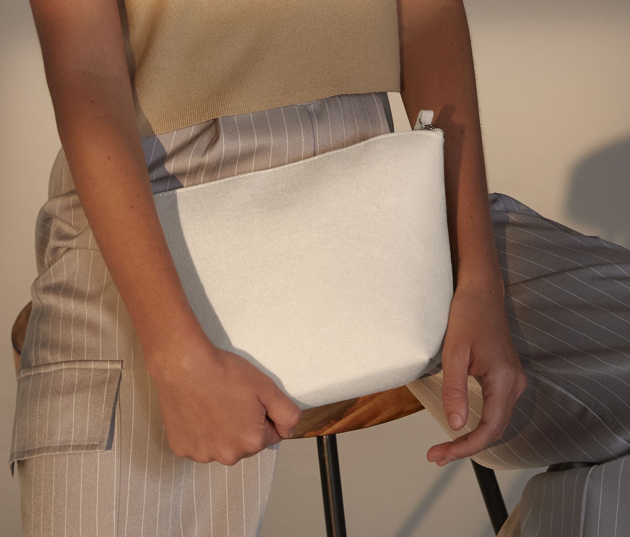Trousse à accessoires en feutrine