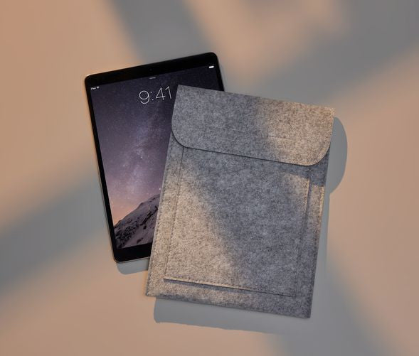 Housse pour iPad en feutrine