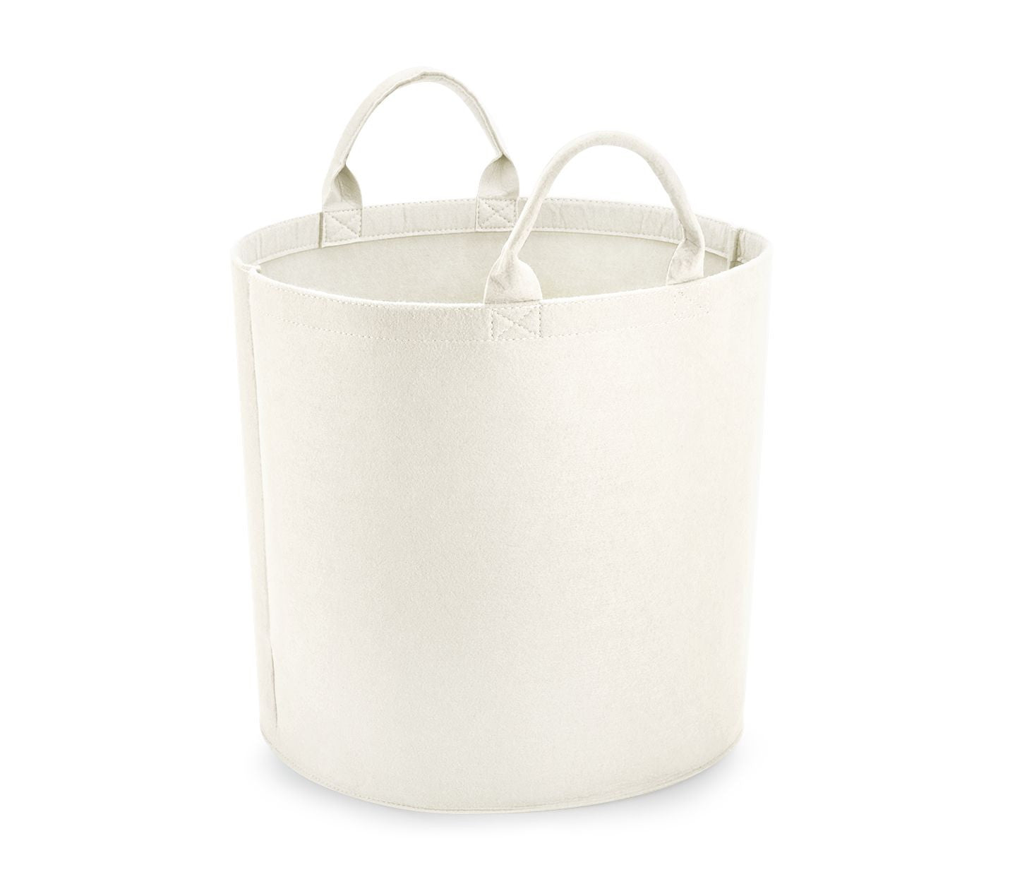 Panier en Polyester Feutrine - Soft White