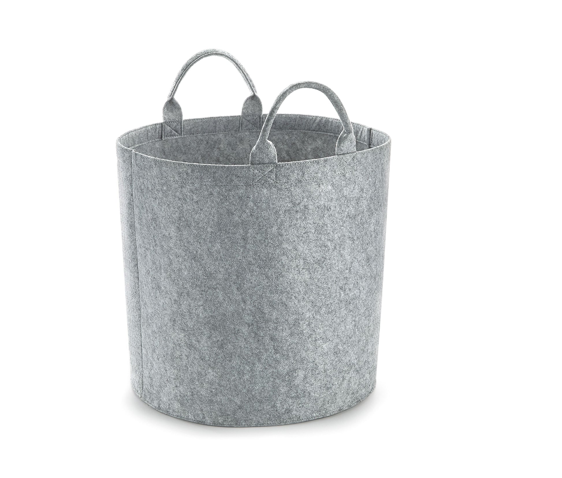 Panier en Polyester Feutrine - Grey Melange