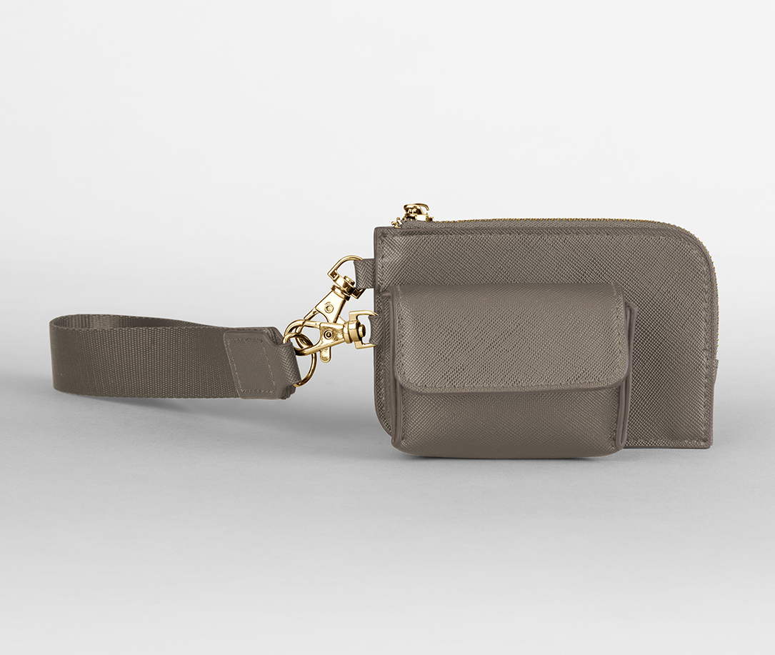 2 Pochettes et 1 Dragonne - Taupe