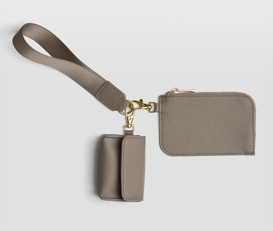 2 Pochettes et 1 Dragonne - Taupe