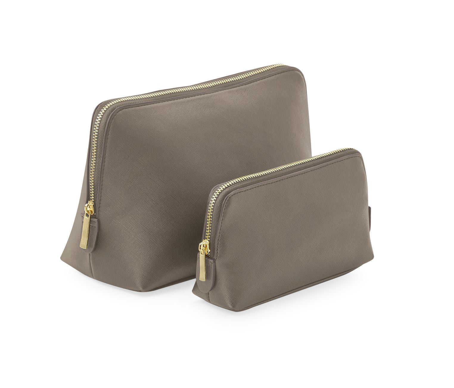 Pochette en Simili Cuir - Taupe