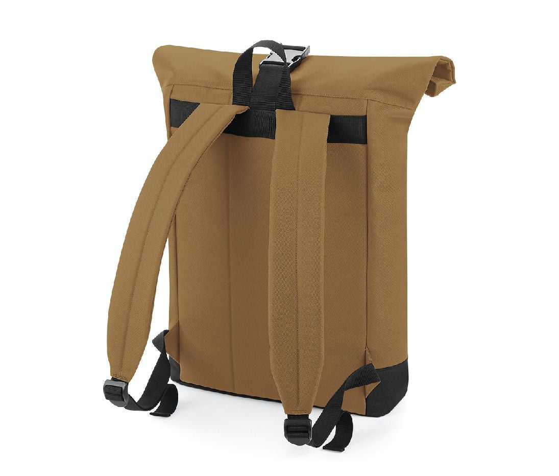 Sac à Dos Avec Fermeture à Enroulement - Caramel