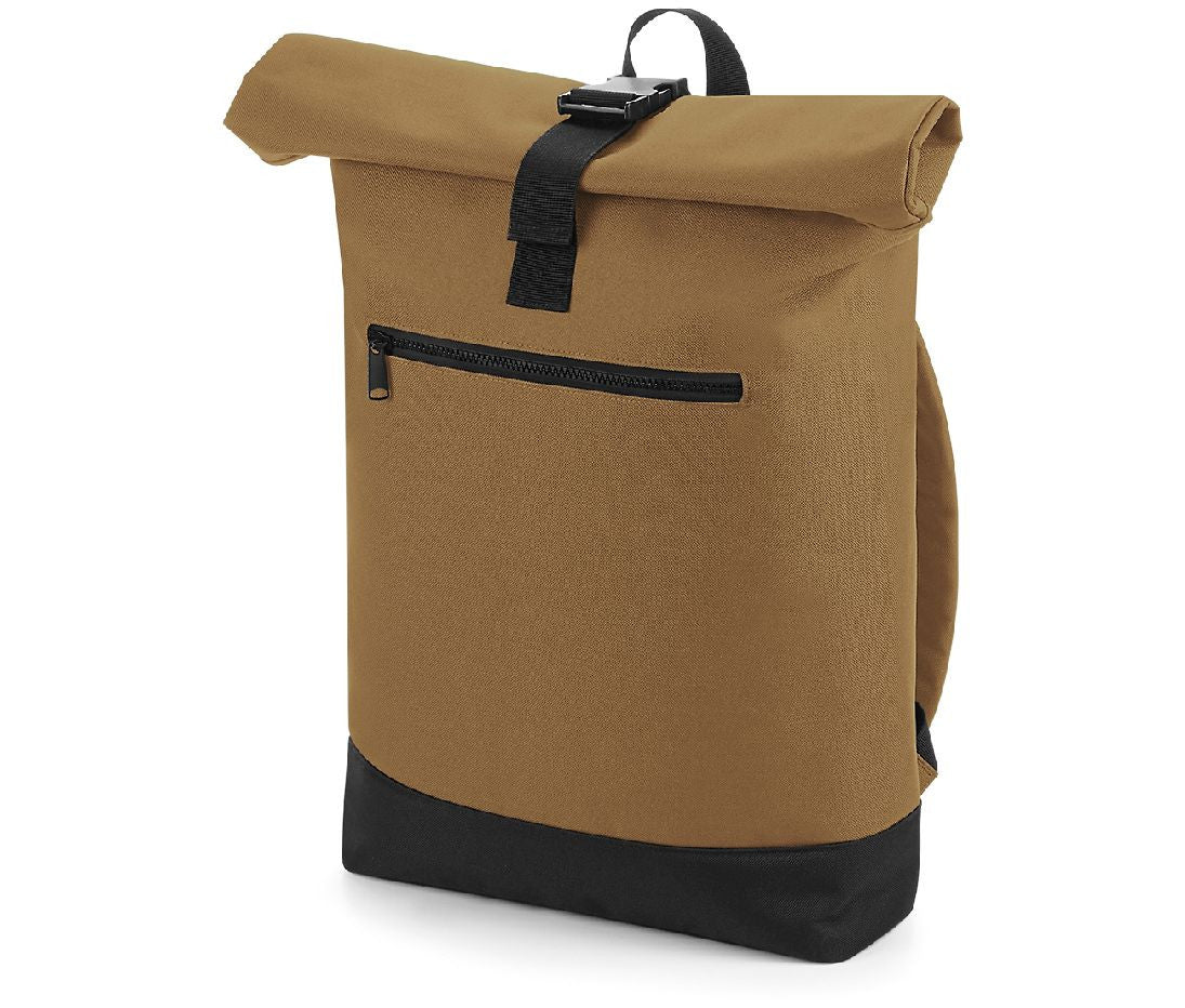 Sac à Dos Avec Fermeture à Enroulement - Caramel
