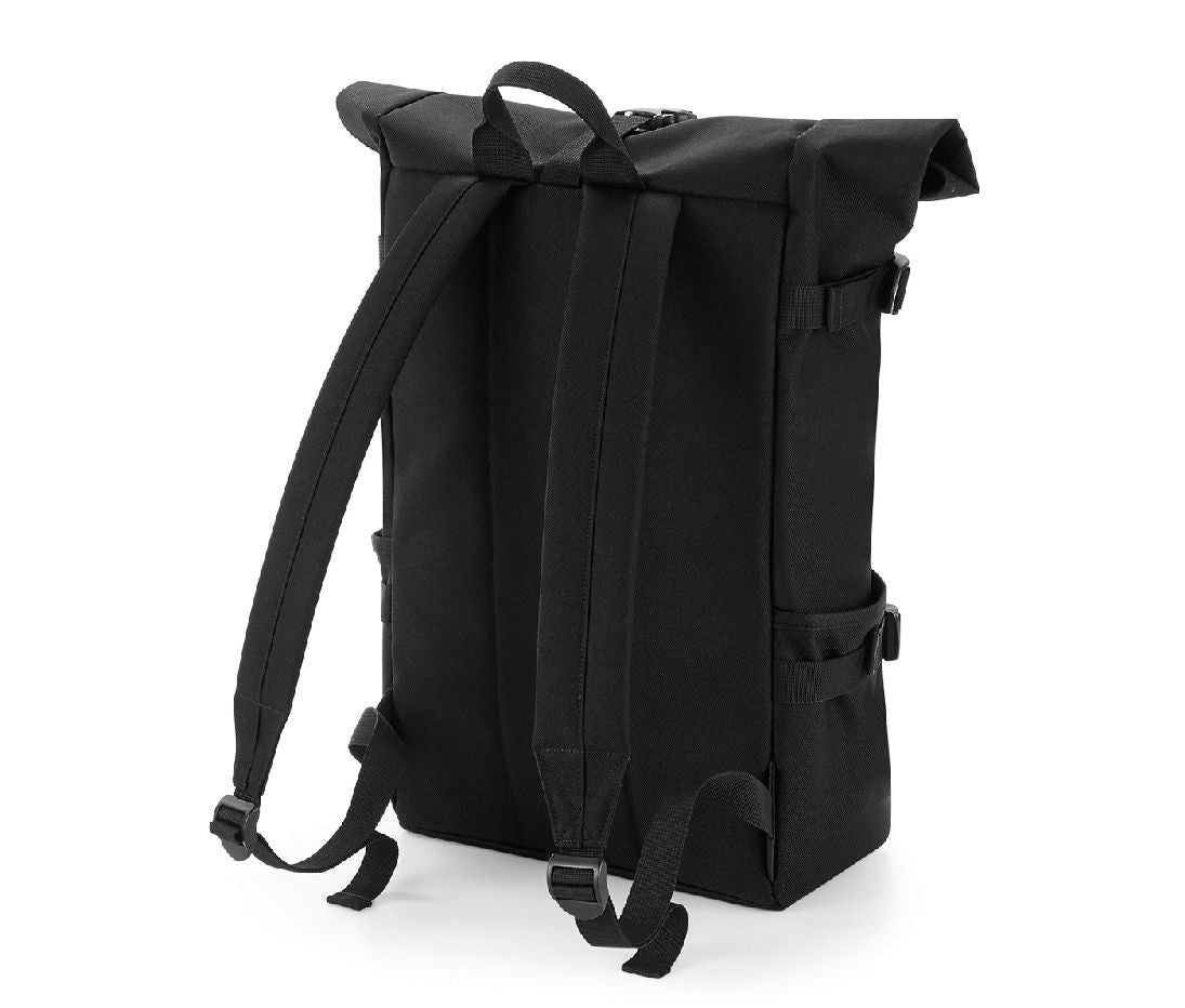 Sac à Dos Avec Fermeture à Enroulement - Black/black
