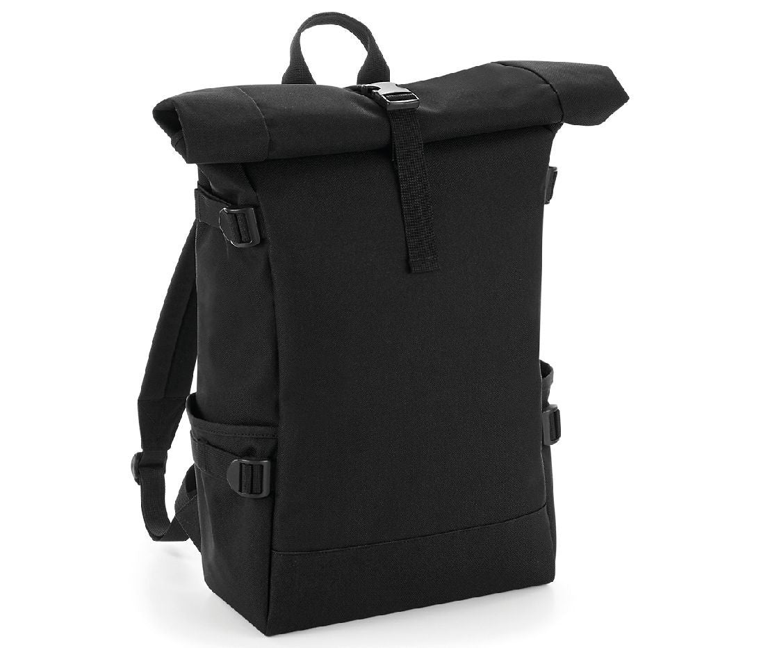 Sac à Dos Avec Fermeture à Enroulement - Black/black