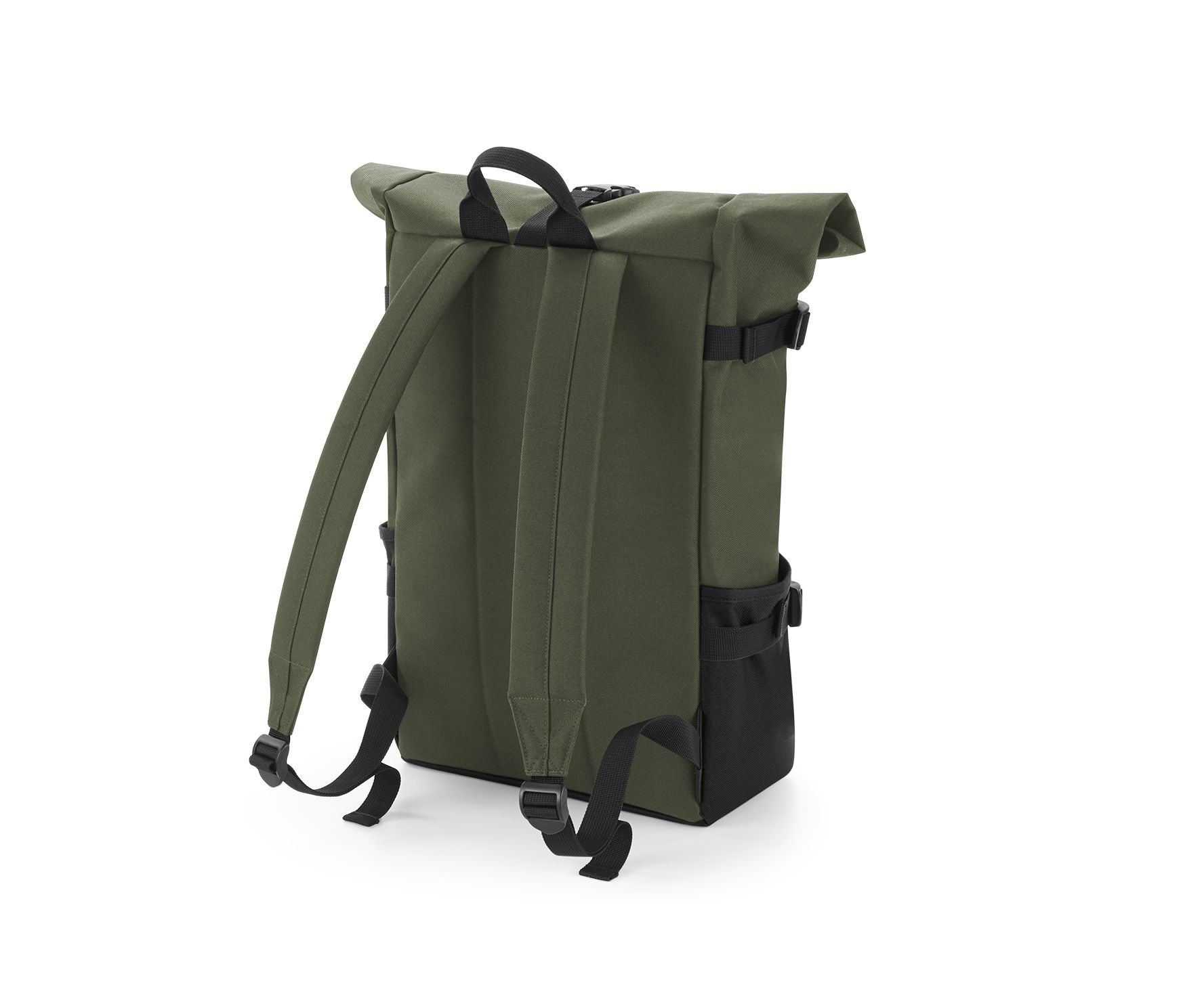 Sac à Dos Avec Fermeture à Enroulement - Olive Green/black