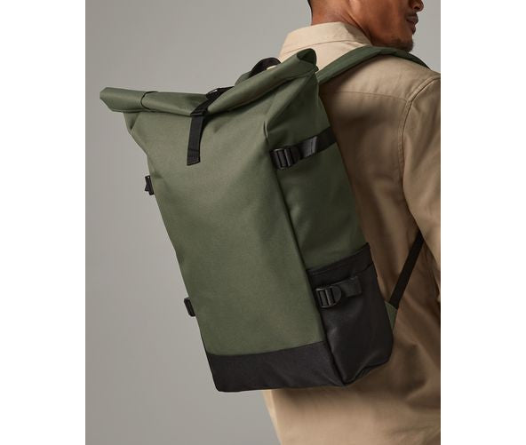 Sac à dos avec fermeture à enroulement