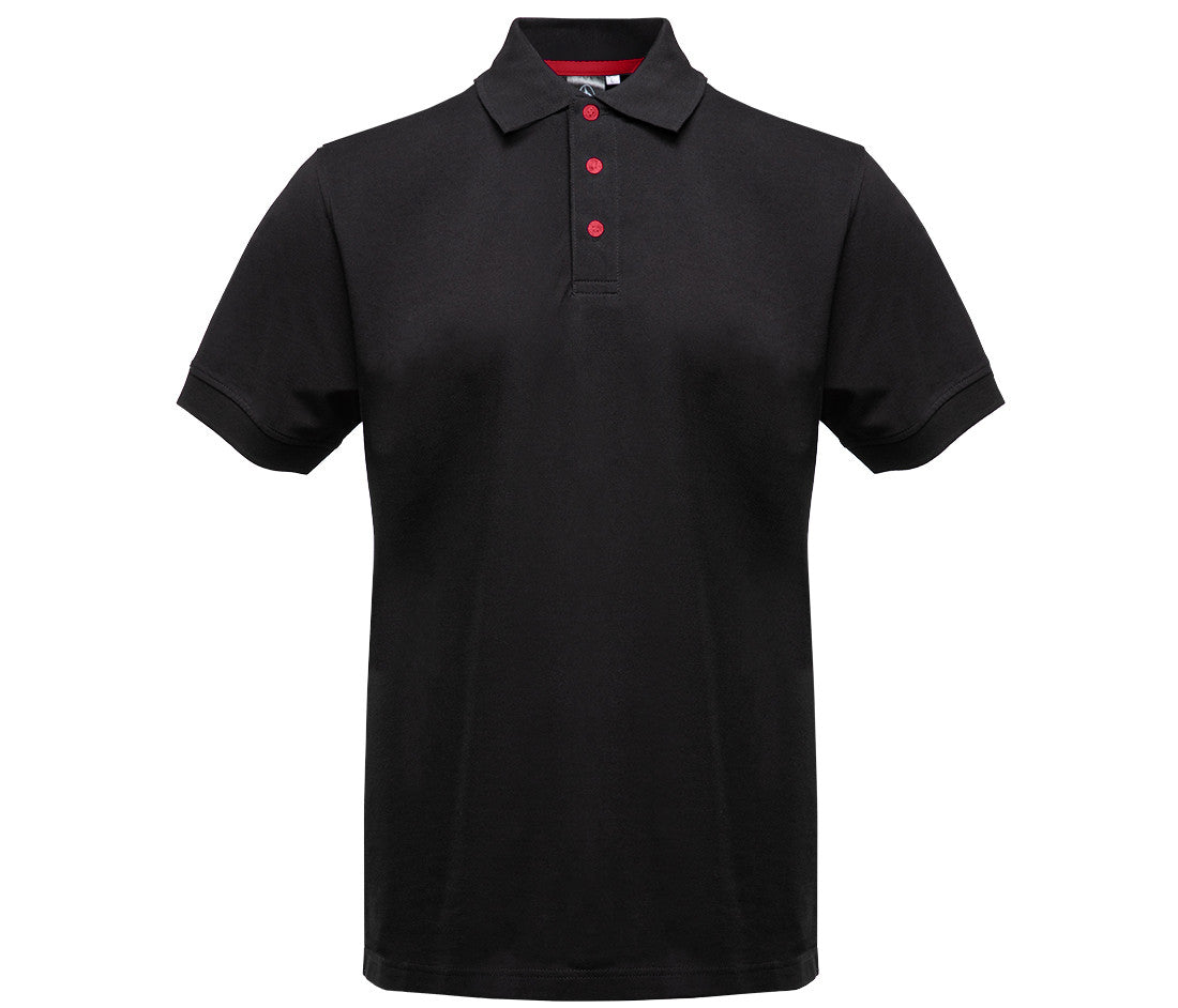 Polo Manches Courtes Homme - Black / Red