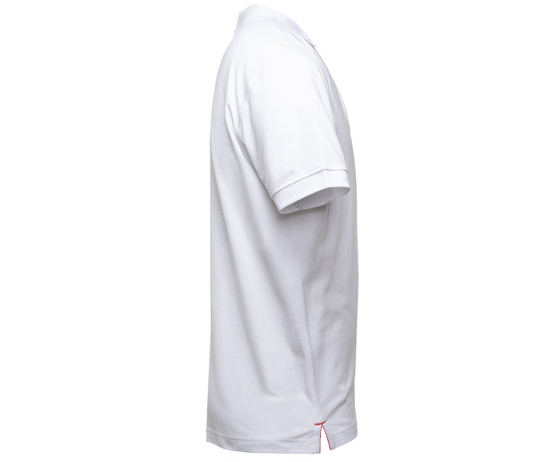 Polo Manches Courtes Homme - White / Red