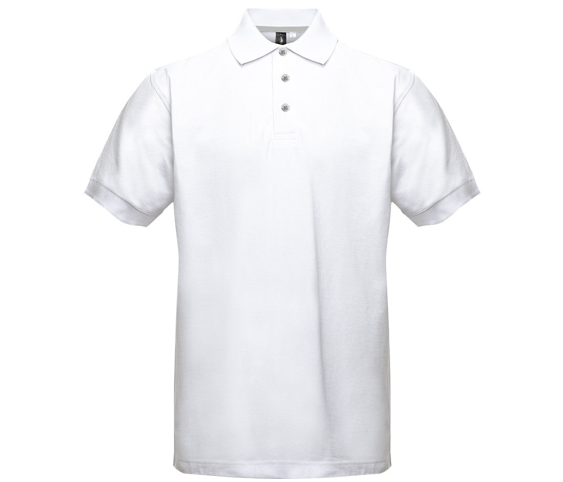 Polo Manches Courtes Homme - White / Silver