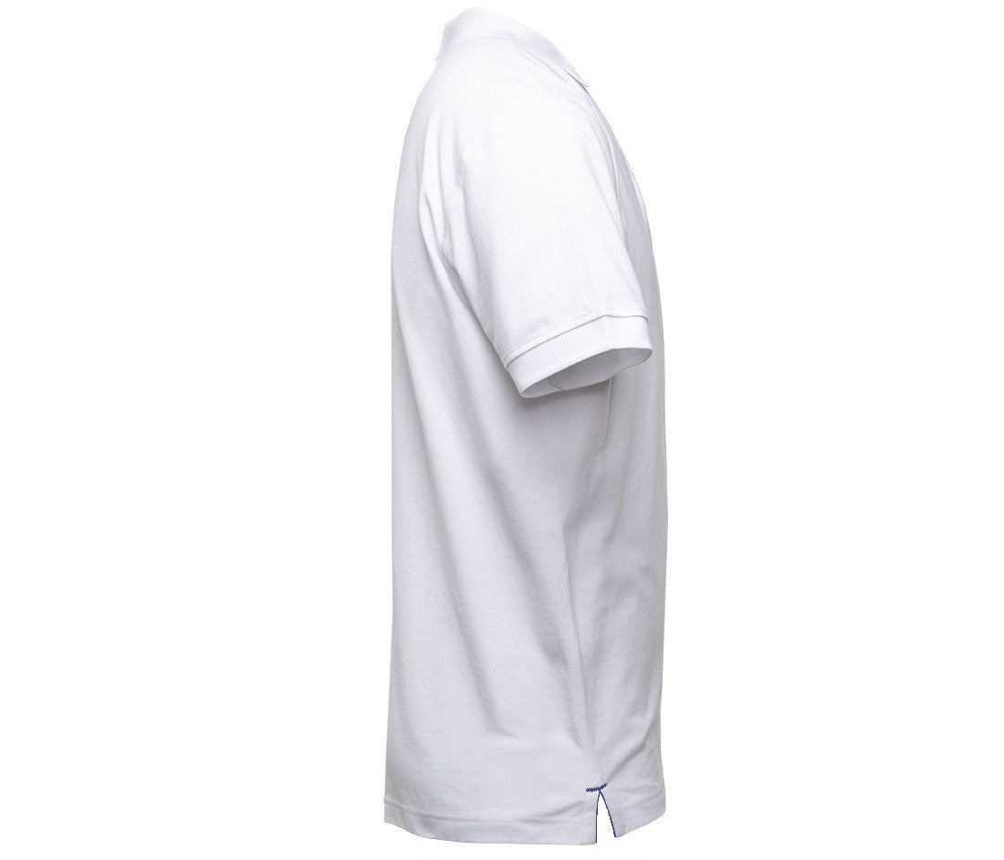 Polo Manches Courtes Homme - White / Royal
