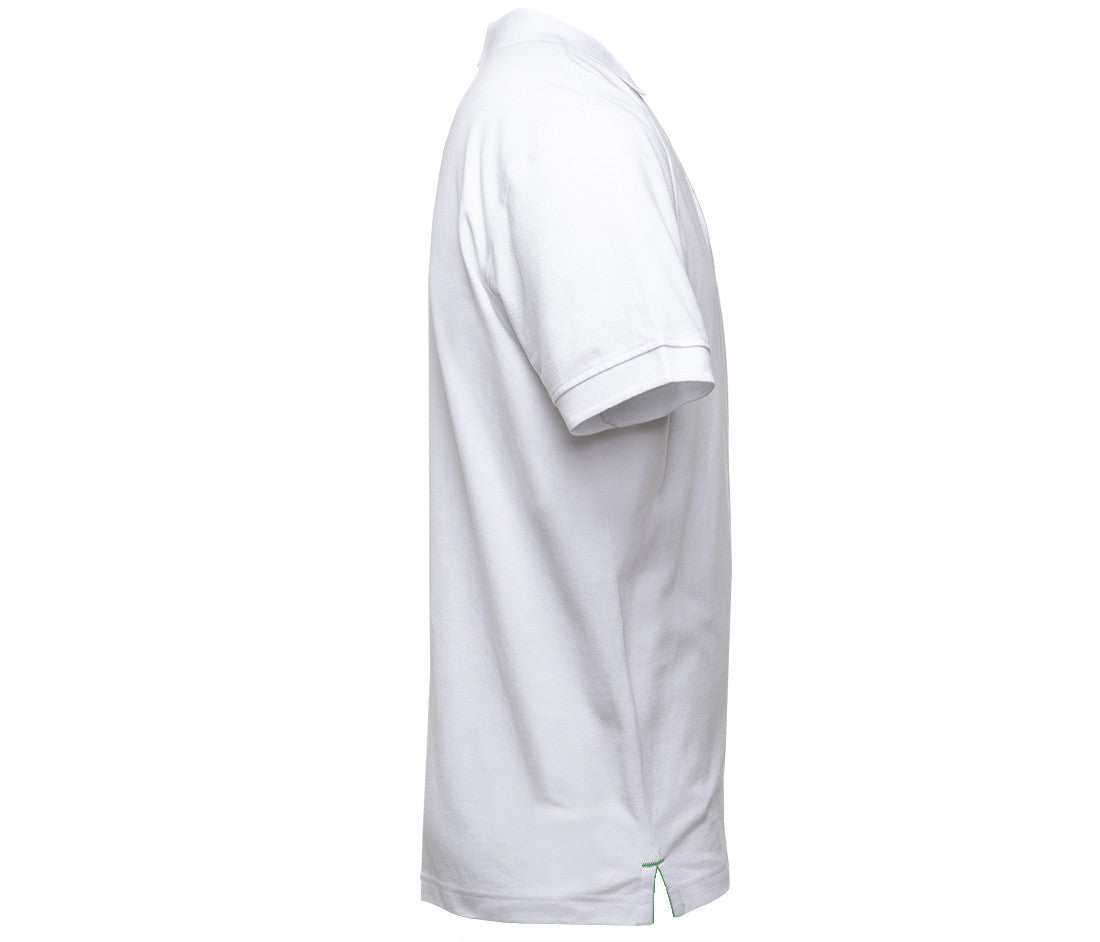 Polo Manches Courtes Homme - White / Kelly Green