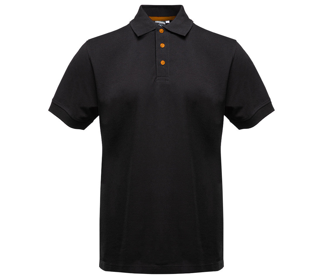 Polo Manches Courtes Homme - Black / Orange
