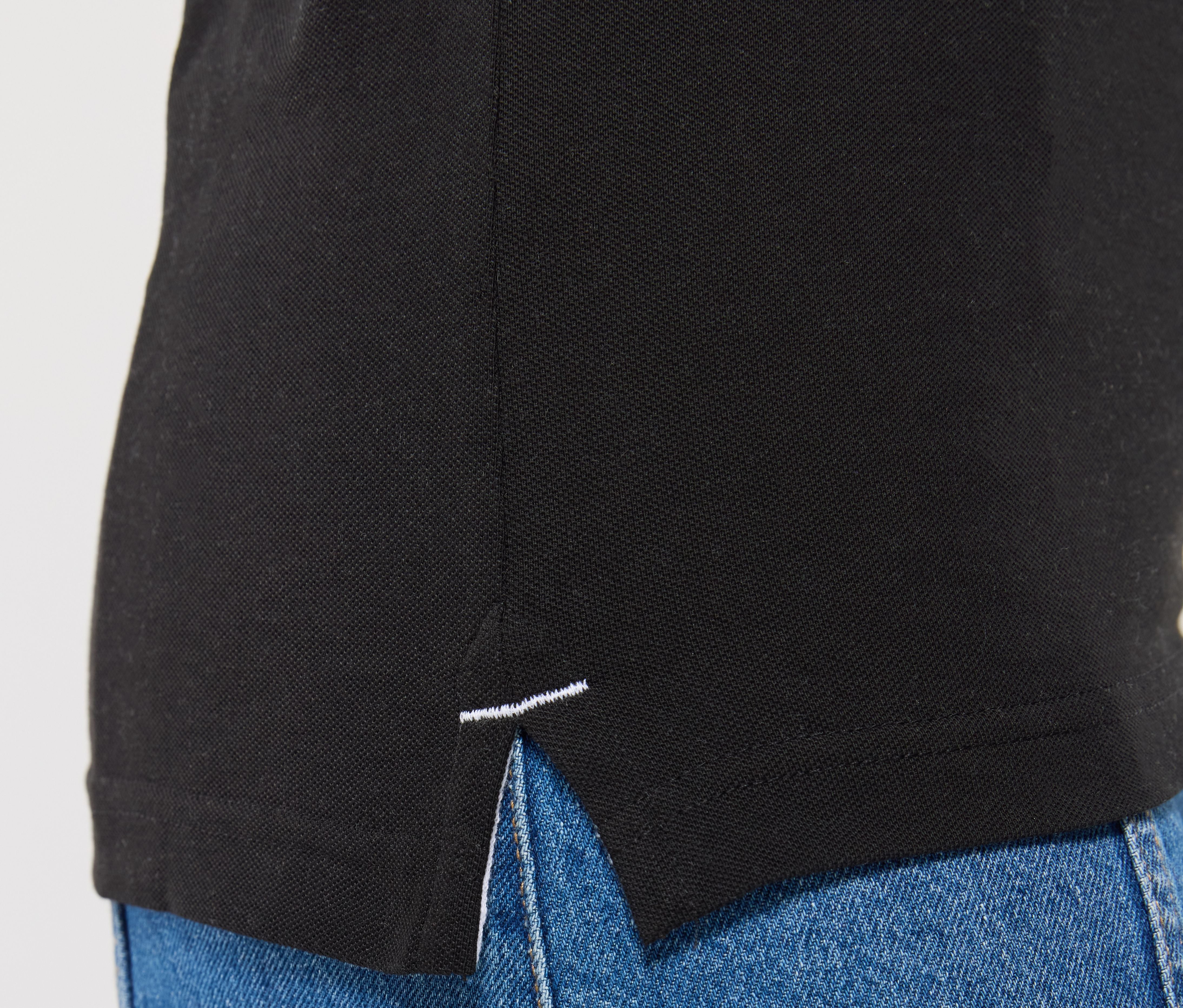 Polo femme boutons contrastés