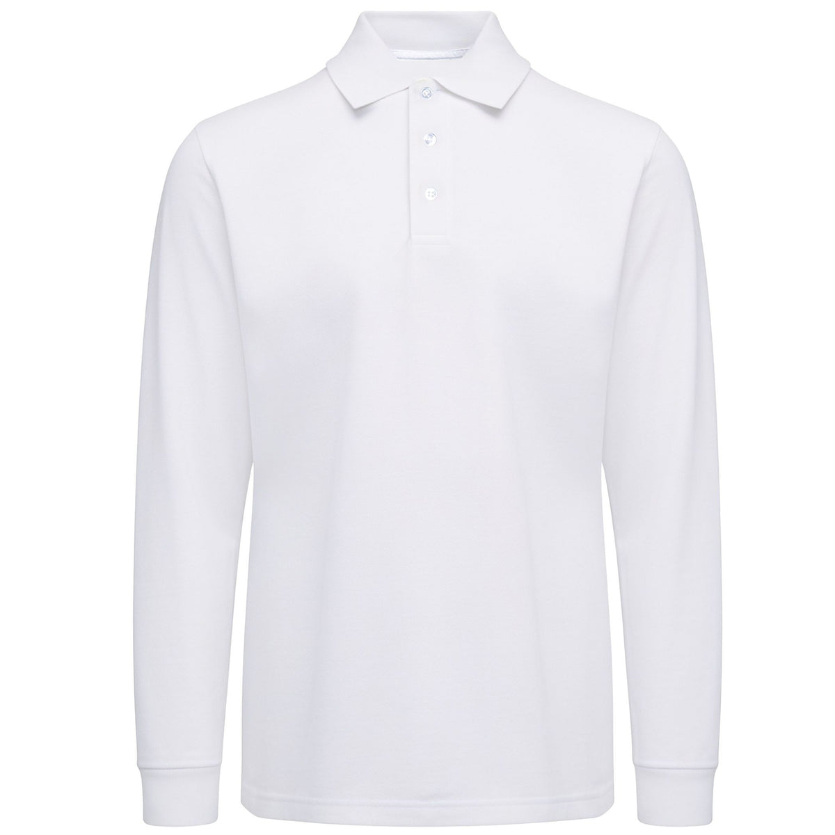 Polo Manches Longues Homme - White
