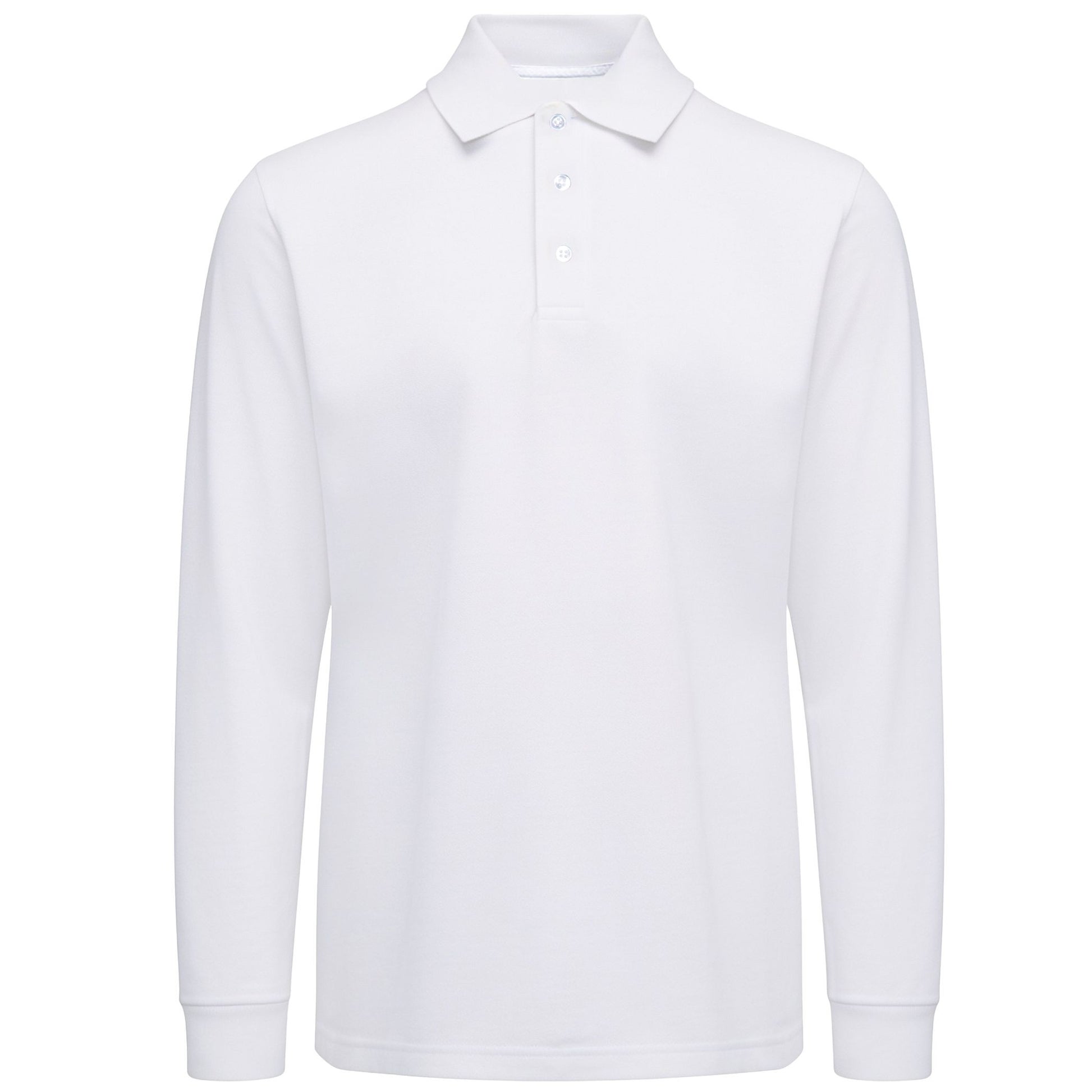 Polo Manches Longues Homme - White