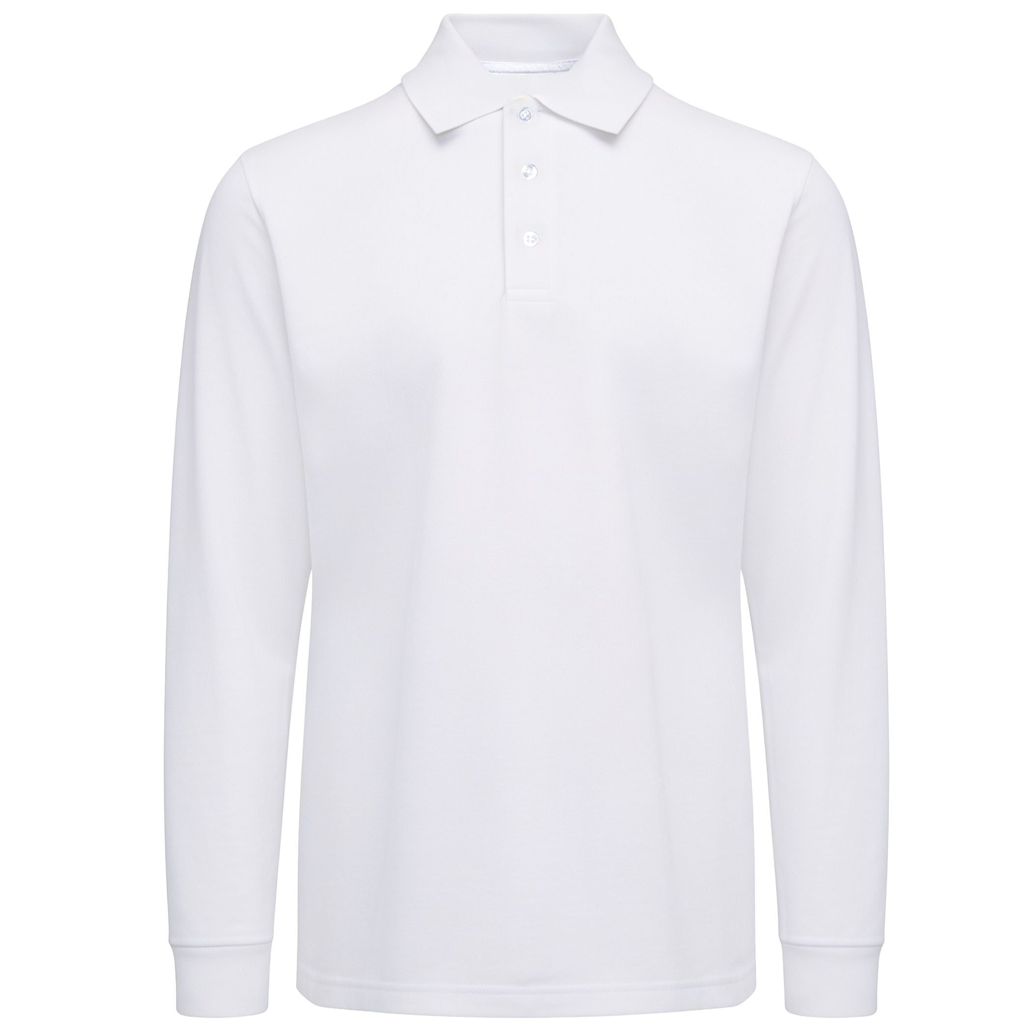 Polo Manches Longues Homme - White
