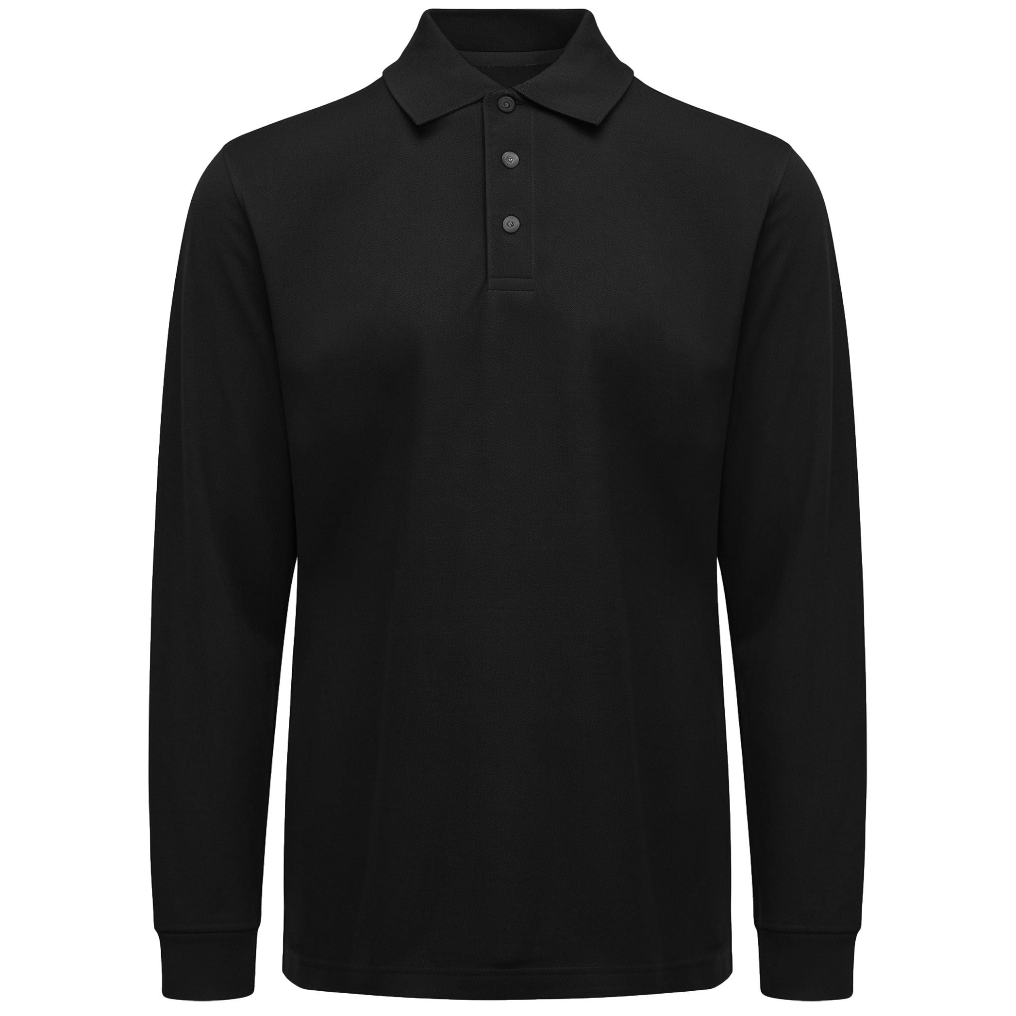 Polo Manches Longues Homme - Black