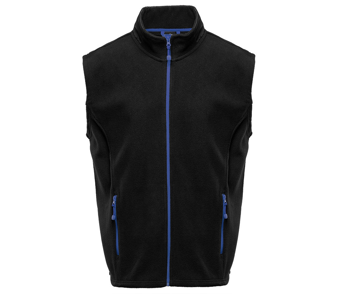 Bodywarmer Polaire Contrasté - Black / Royal