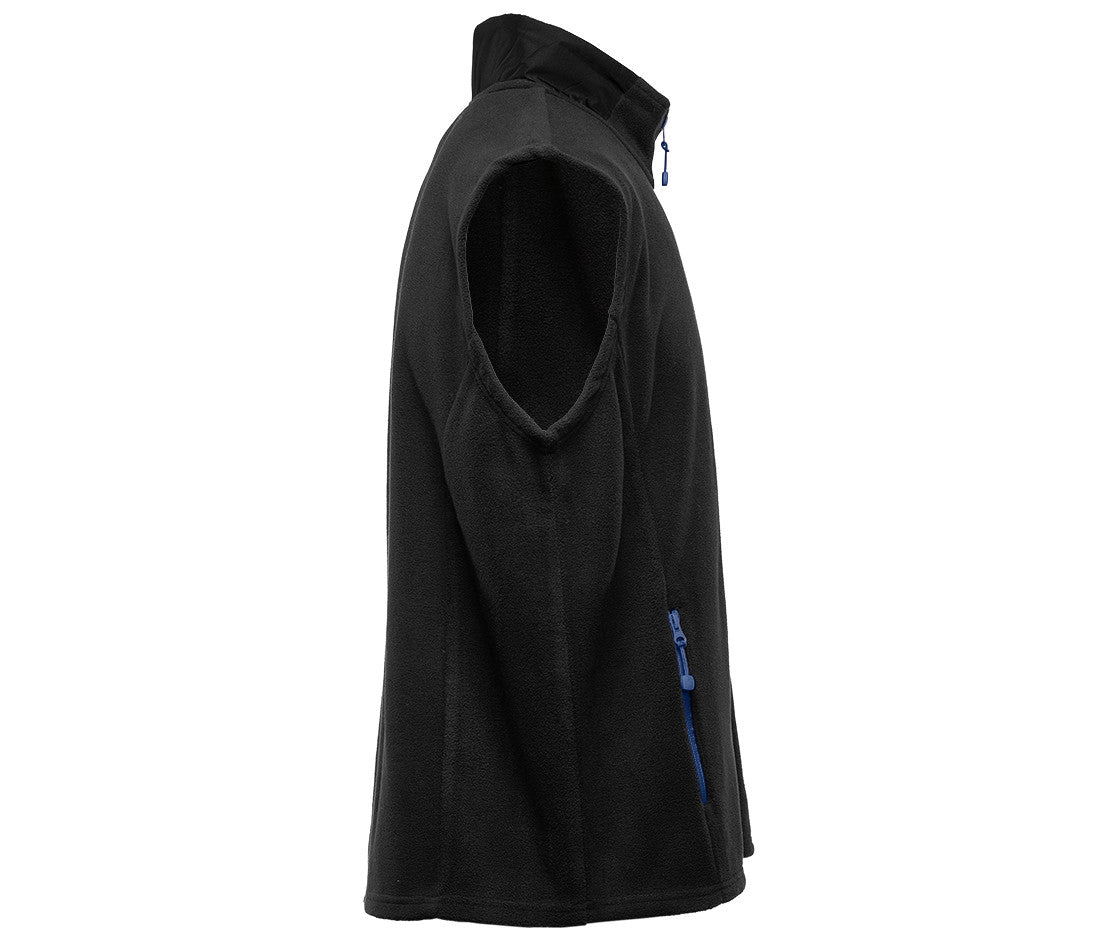 Bodywarmer Polaire Contrasté - Black / Royal