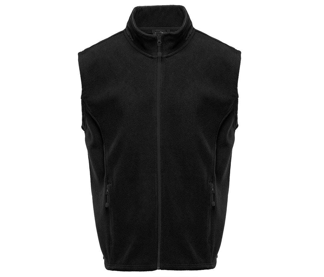 Bodywarmer Polaire Contrasté - Black